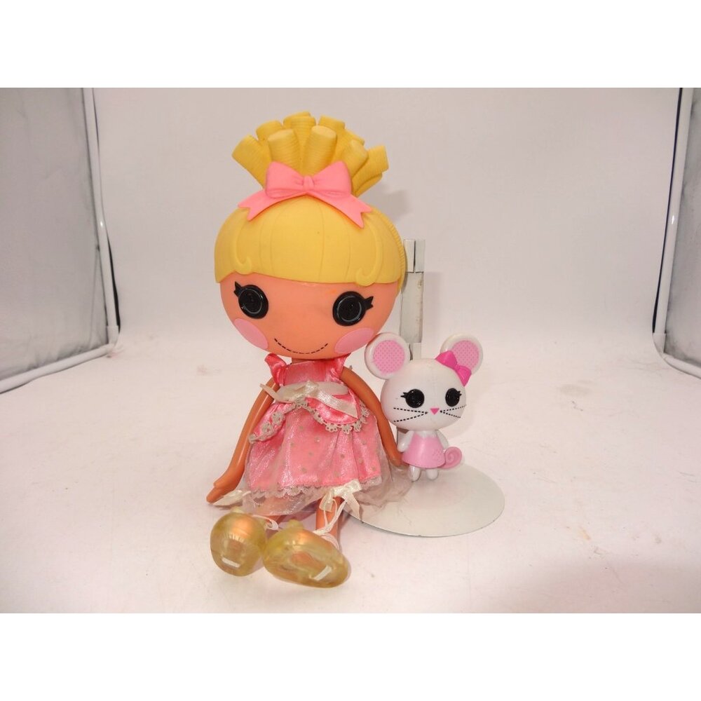 Lalaloopsy Cinder Slippers Doll 2012 Original  14" Full‎ Size Doll her Pet Mouse